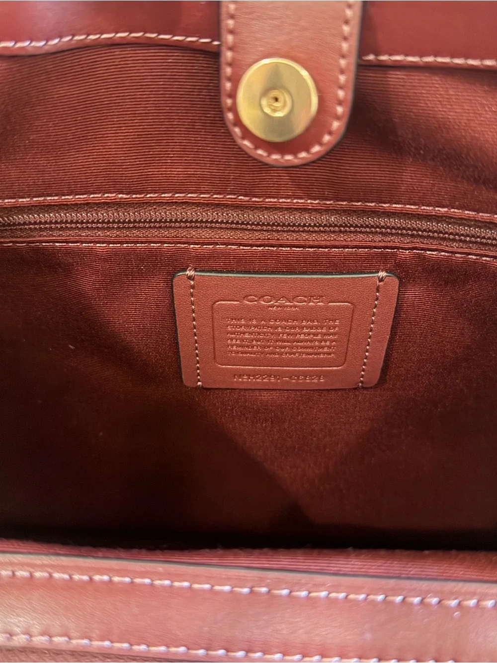 Coach Red Leather Hobo Bag (brand new)